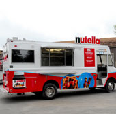 Nuttella sampling trucks