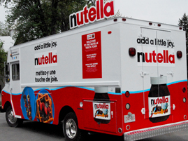 Nuttella marketing truck